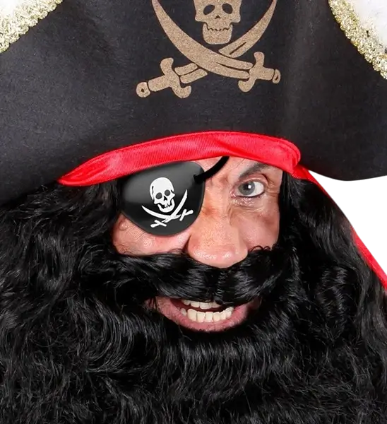 Pirat øjenklap - Accessoire Déguisement Pirate