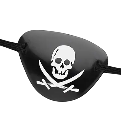 Pirat øjenklap - Accessoire Déguisement Pirate