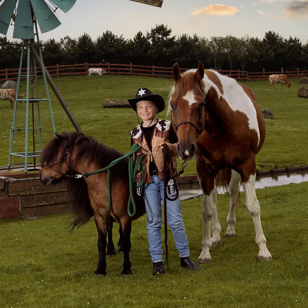 Sheriff sort cowboyhat - Wild West-forklædningstilbehør