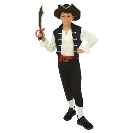 Piratforklædning til dreng 5-6 år - Piratkostume til barn