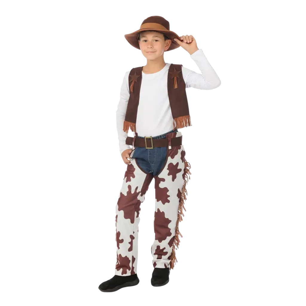 Cowboy-udklædning til 5-6-årige - Cowboy-kostume til drenge