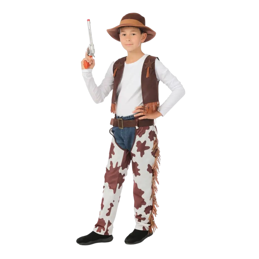 Cowboy-udklædning til 5-6-årige - Cowboy-kostume til drenge