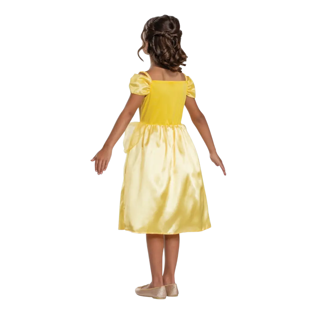 Belle Disney™ udklædning til børn i alderen 7-8 år - Skønheden og udyret prinsessekostume