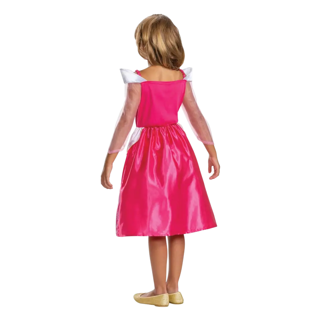 Aurora Disney™ Børnekostume 5-6 år - Prinsessekostume