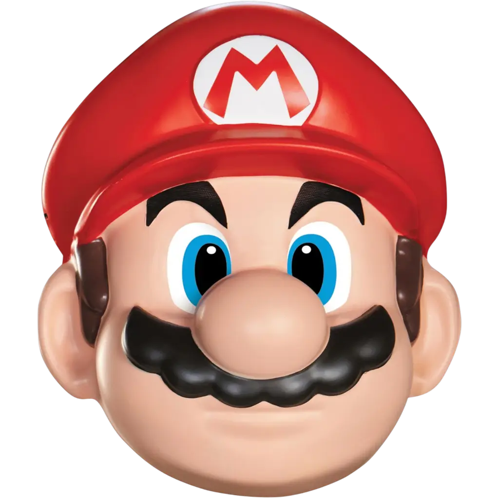 Mario Super Mario™ Maske til voksne - Udklædningstilbehør