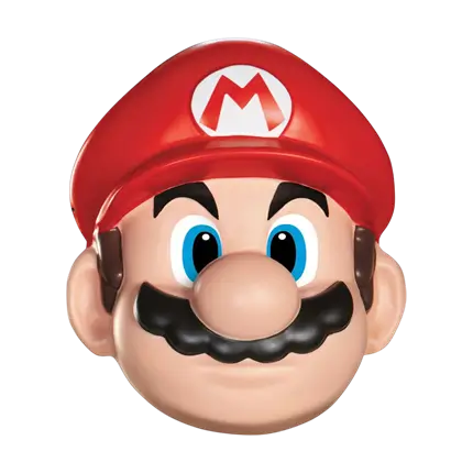 Mario Super Mario™ Maske til voksne - Udklædningstilbehør