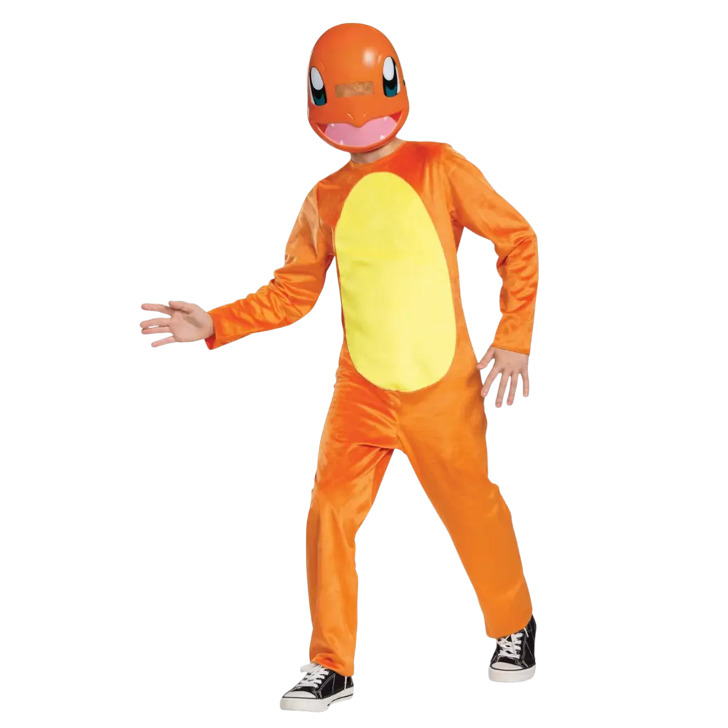 Pokémon™ Salamèche udklædning barn 7-8 år