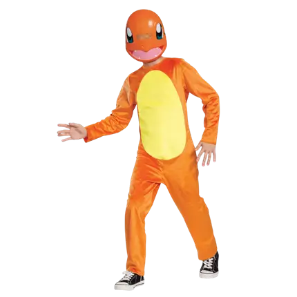 Pokémon™ Salamèche udklædning barn 7-8 år