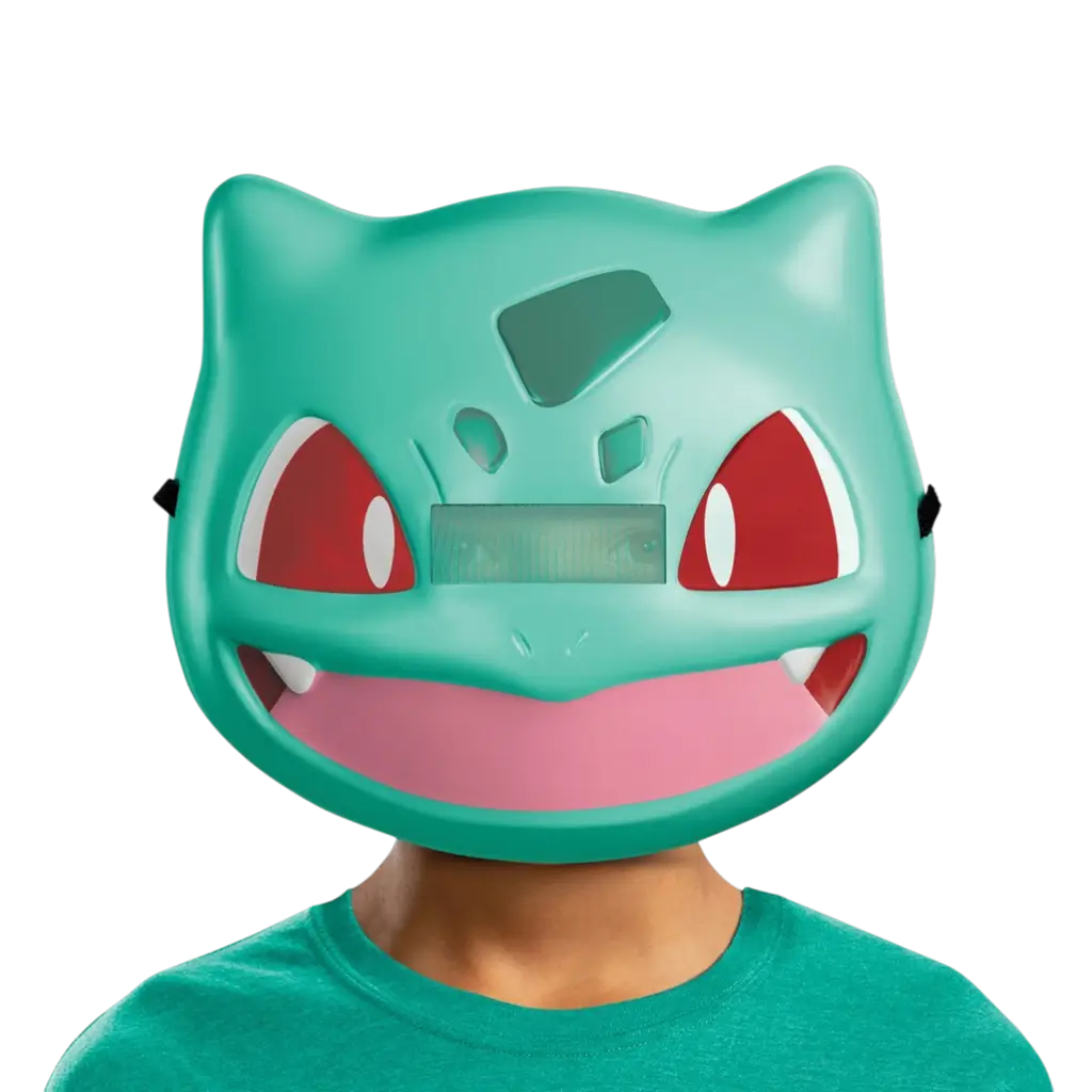 Pokémon™ Bulbizarre-maske til børn - Udklædningstilbehør