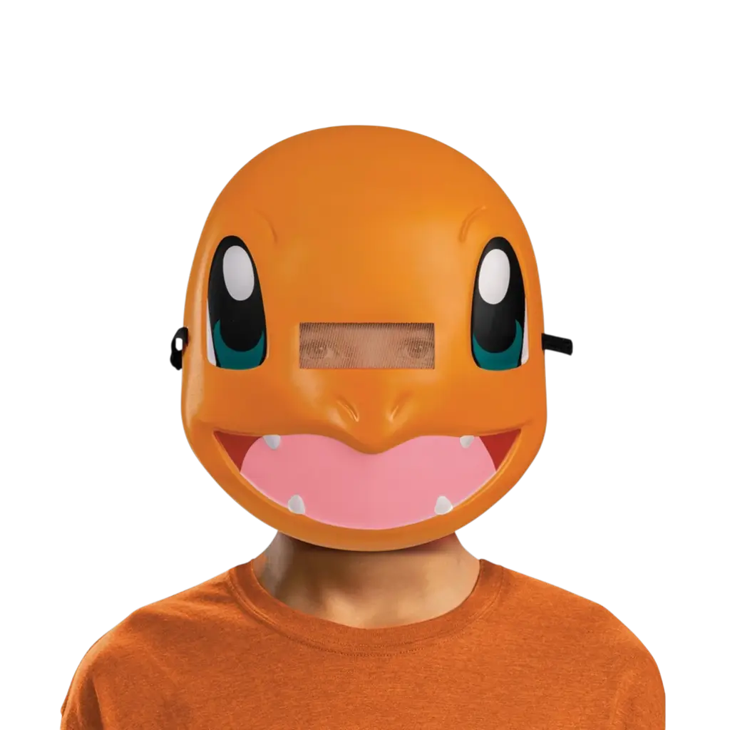 Pokémon™ Salamèche-maske til børn - Udklædningstilbehør