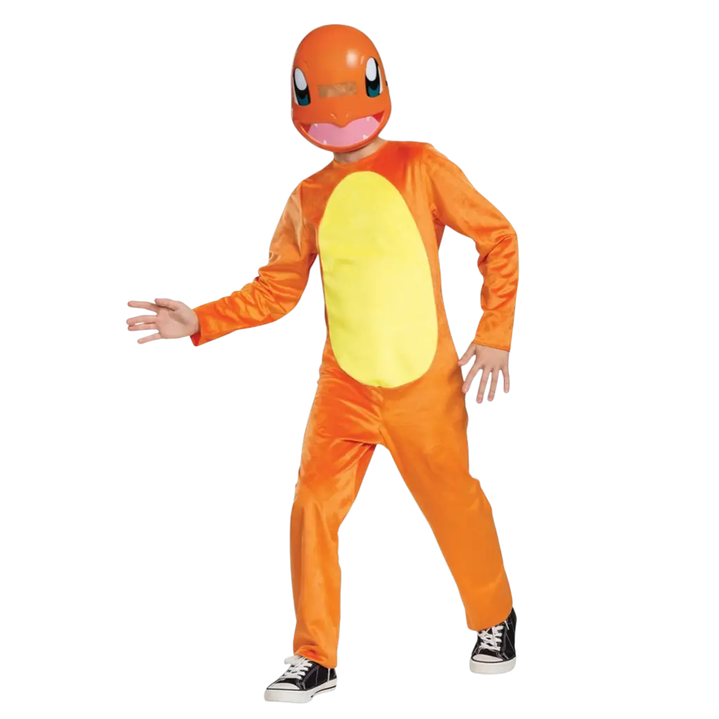 Pokémon™ Salamèche-maske til børn - Udklædningstilbehør