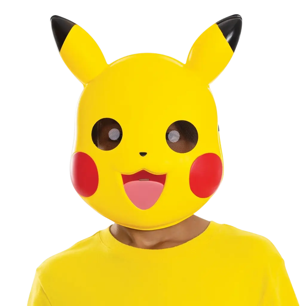 Pokémon™ Pikachu-maske til børn - udklædningstilbehør