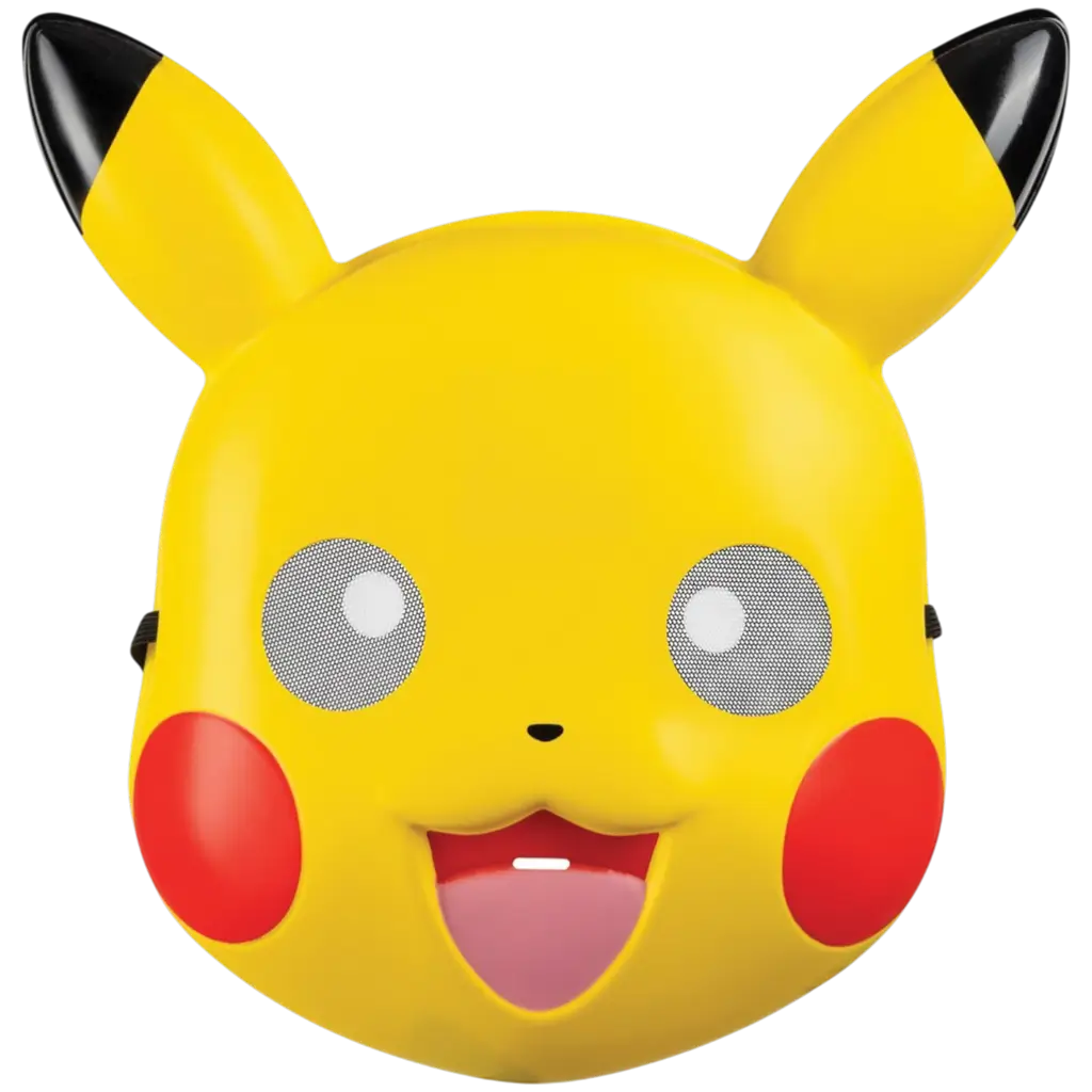 Pokémon™ Pikachu-maske til børn - udklædningstilbehør