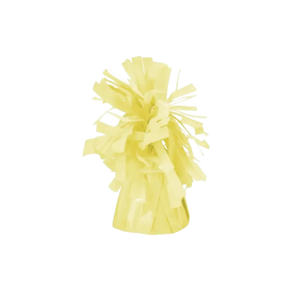 Vægt for lysegul ballon