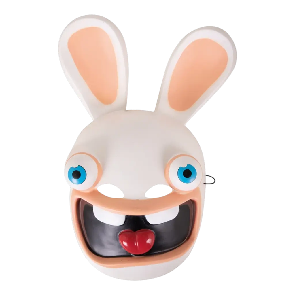 Rabbids™-maske i plastik - Udklædningstilbehør til børn