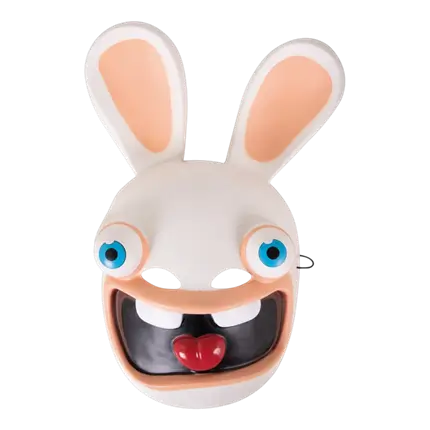 Rabbids™-maske i plastik - Udklædningstilbehør til børn