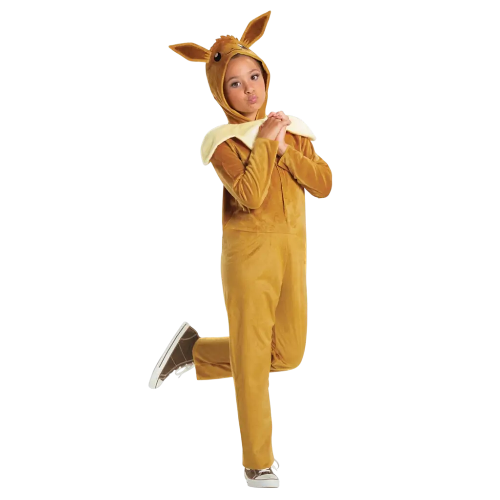 Pokémon™ Evoli kostume - barn 4-6 år