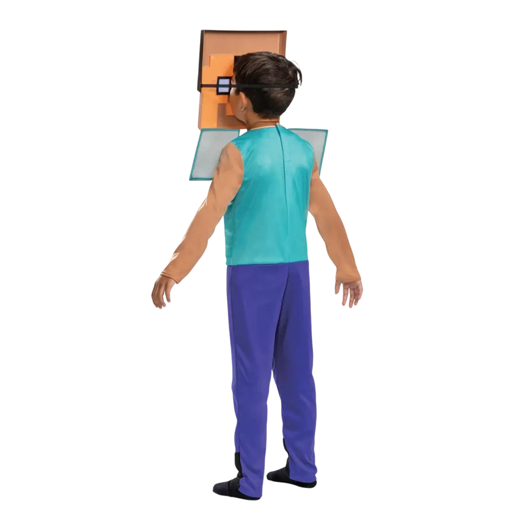 Steve Minecraft™ udklædning barn 4-6 år - Minecraft kostume