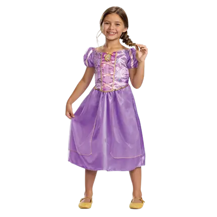 Disney™ Rapunzel forklædning - barn 3-4 år - prinsessekostume