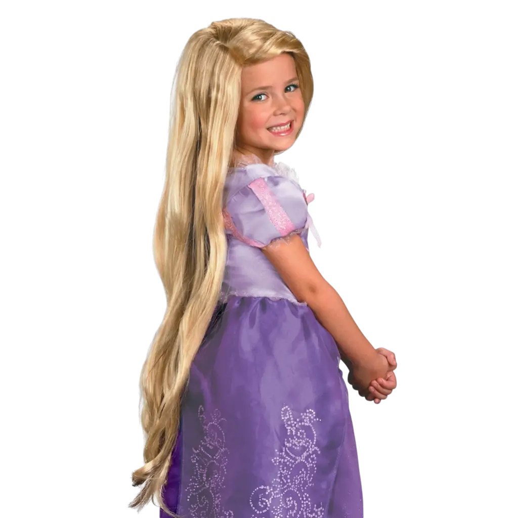 Disney™ Lang Rapunzel-paryk til børn - Prinsessetilbehør