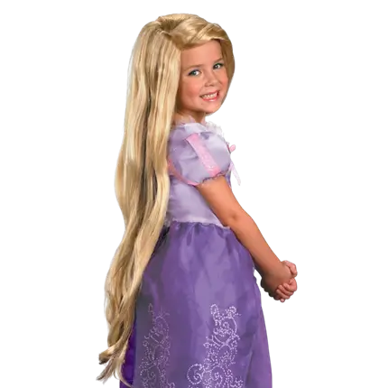 Disney™ Lang Rapunzel-paryk til børn - Prinsessetilbehør