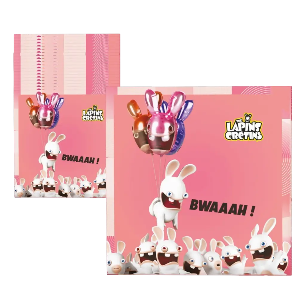 Servietter Rabbids™ Sæt med 20 - Bordpynt til fødselsdag