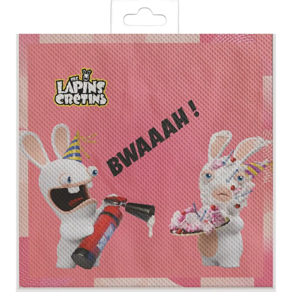 Servietter Rabbids™ Sæt med 20 - Bordpynt til fødselsdag