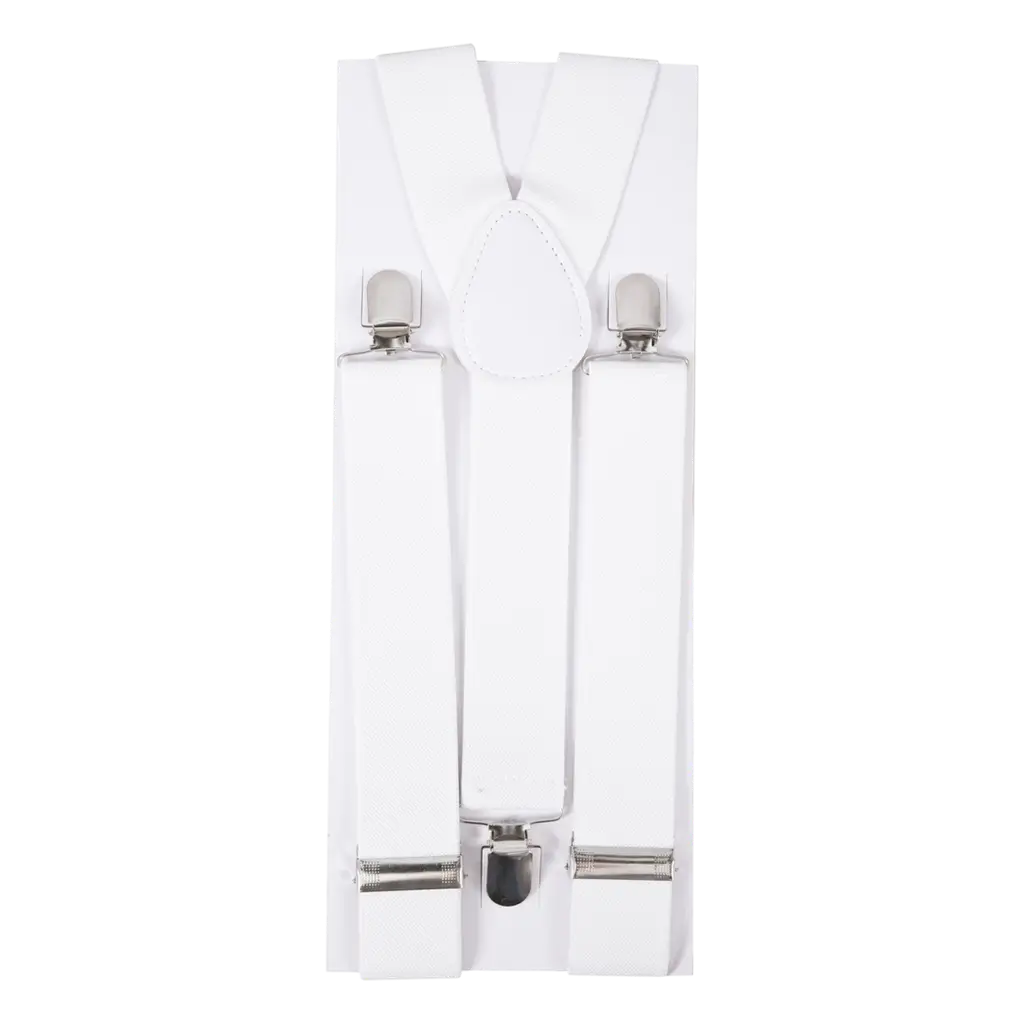 Hvide seler - Udklædningstilbehør til voksne