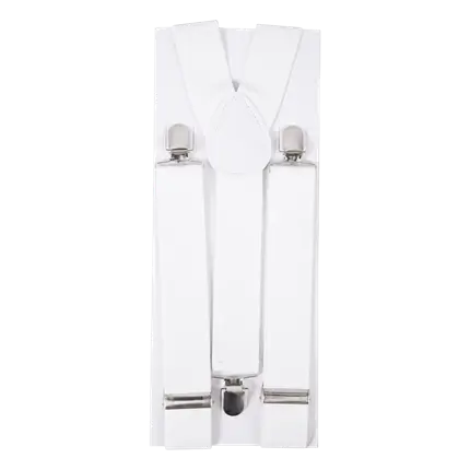 Hvide seler - Udklædningstilbehør til voksne