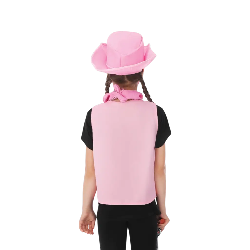 Cowgirl-sæt til børn One Size Only - tilbehør til westernudklædning