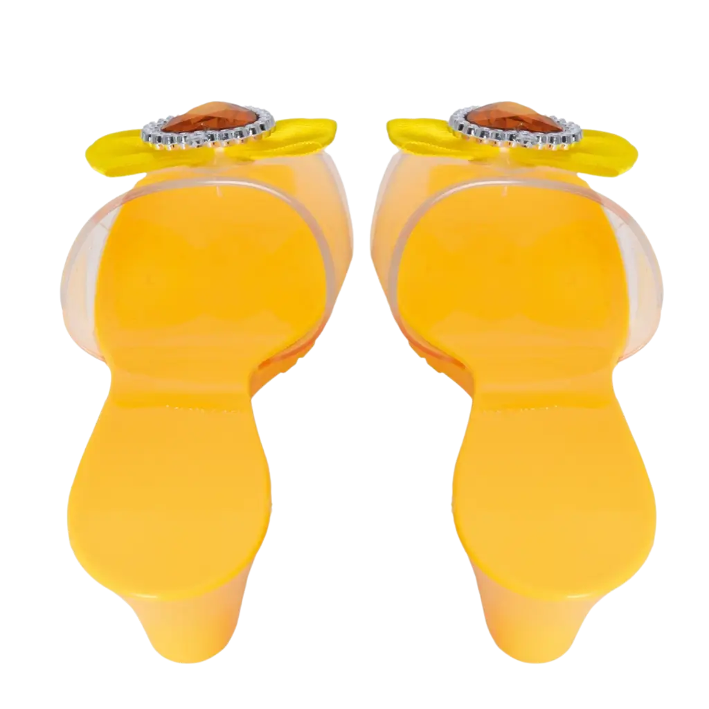 Prinsessesko til børn, gule - Prinsessetilbehør