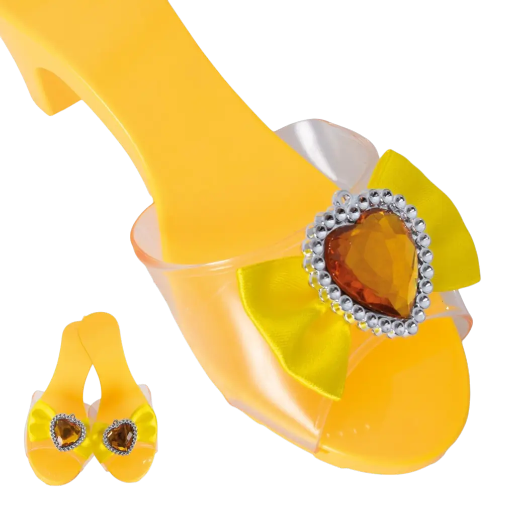 Prinsessesko til børn, gule - Prinsessetilbehør