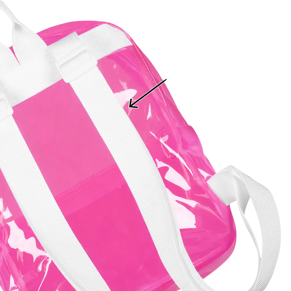 Fluo Pink rygsæk - Fluo Party Festival Accessory