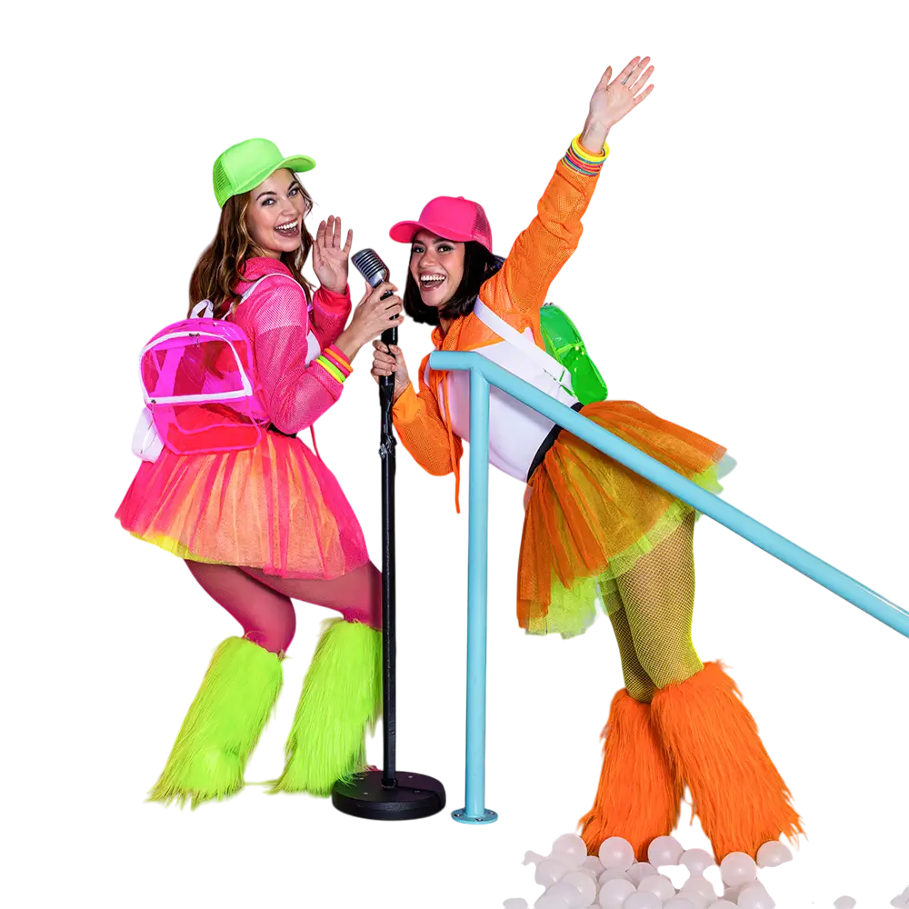 Fluo Pink rygsæk - Fluo Party Festival Accessory