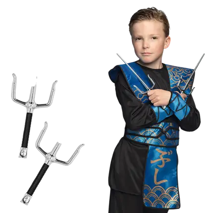 Kit 2 Sai Ninja - Tilbehør til udklædning af ninjaer