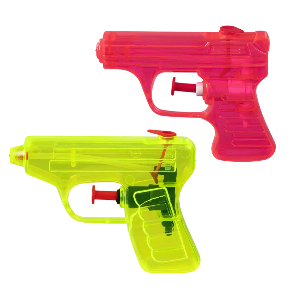 Kit 2 vandpistoler - udendørs sommerfødselsdagsspil til børn