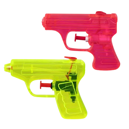 Kit 2 vandpistoler - udendørs sommerfødselsdagsspil til børn