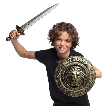 Riddersæt til børn - Udklædningstilbehør til drenge