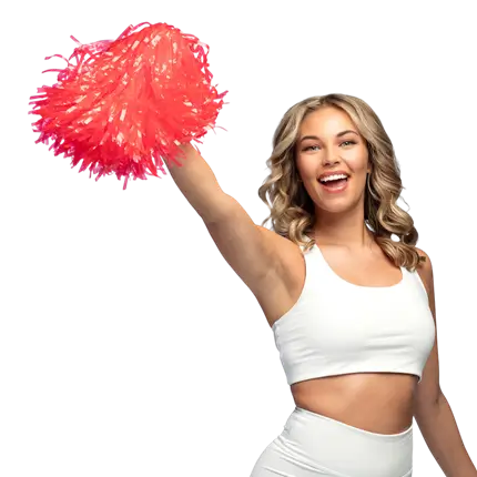 Pom Pom Rouge - Tilbehør Cheerleader EVJF