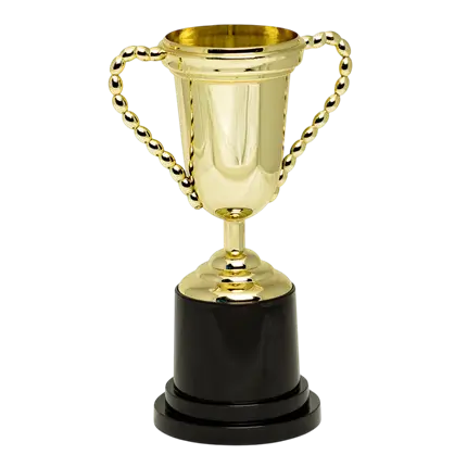Deluxe Gold Victory Cup Trophy - børnefødselsdagspris til sportskonkurrence