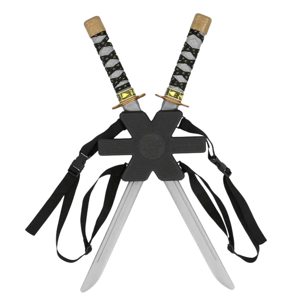 2 Ninja-sværd-sæt - drenge-ninja-forklædningskamplegetøj