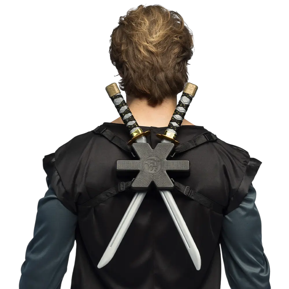 2 Ninja-sværd-sæt - drenge-ninja-forklædningskamplegetøj