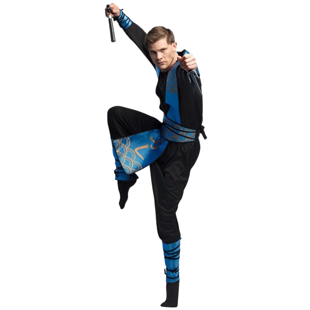 Ninja-våbensæt til børn, 7 dele - tilbehør til samurai-kampudklædning