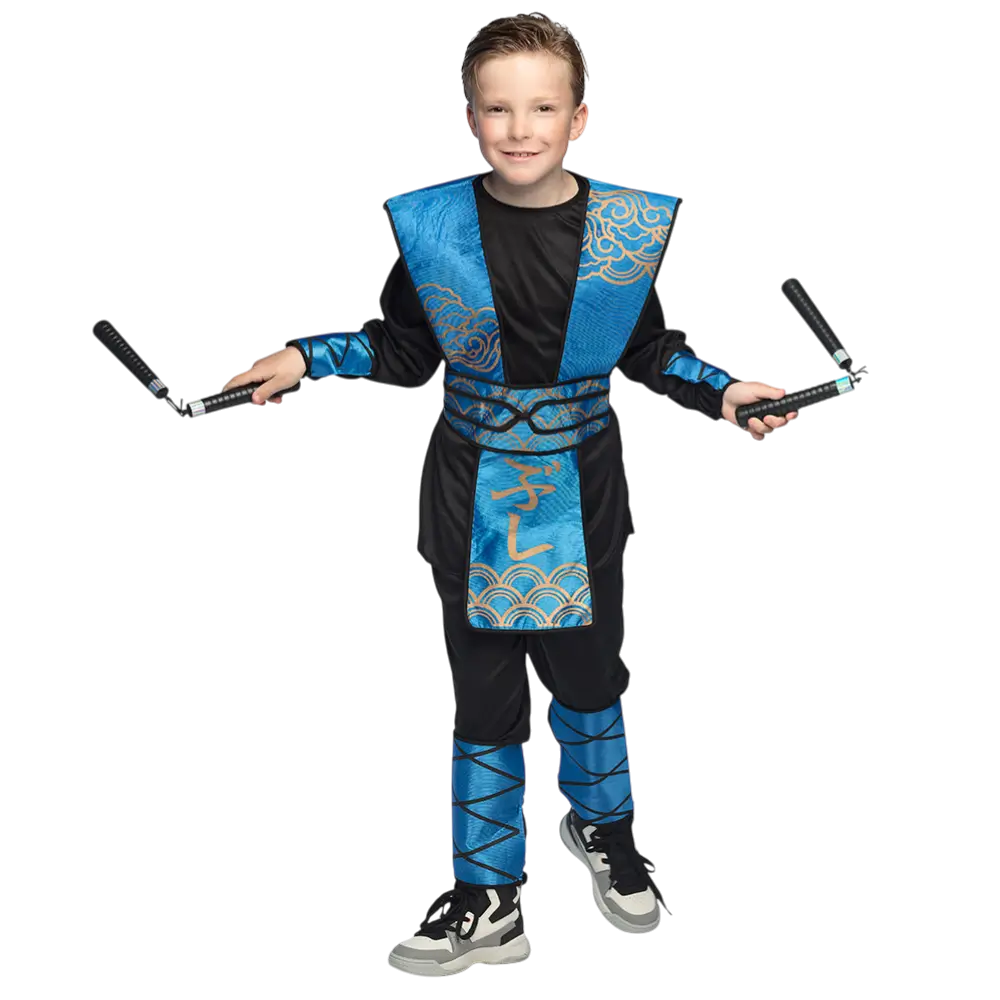 Ninja-våbensæt til børn, 7 dele - tilbehør til samurai-kampudklædning