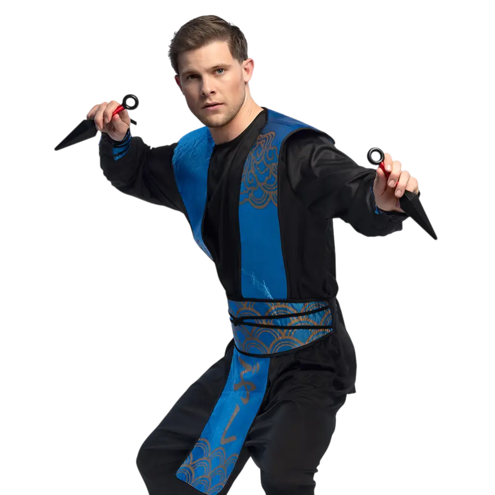 Ninja-våbensæt til børn, 7 dele - tilbehør til samurai-kampudklædning