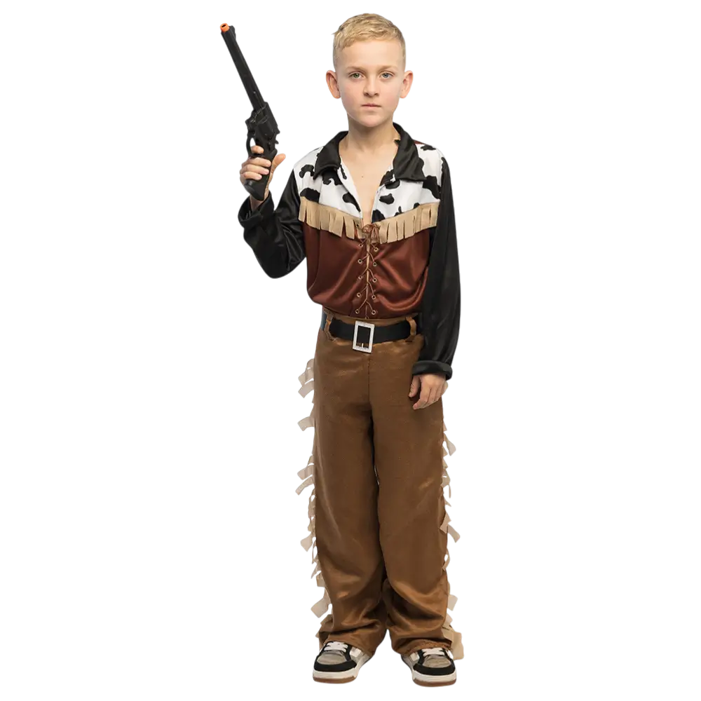 Cowboy-udklædning til børn i alderen 3-4 år - Western-kostume til drengekarneval
