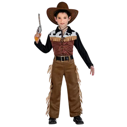 Cowboy-udklædning til 5-6-årige - Far West Western-kostume til drenge