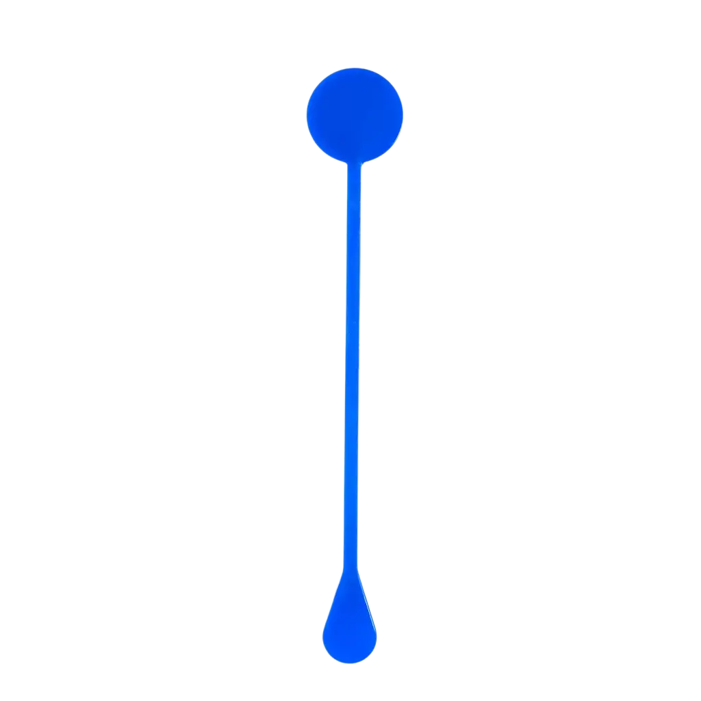 17 cm blå PP-cocktailrører (Mojito, CaÏpi) - genanvendelig (pakke med 100)