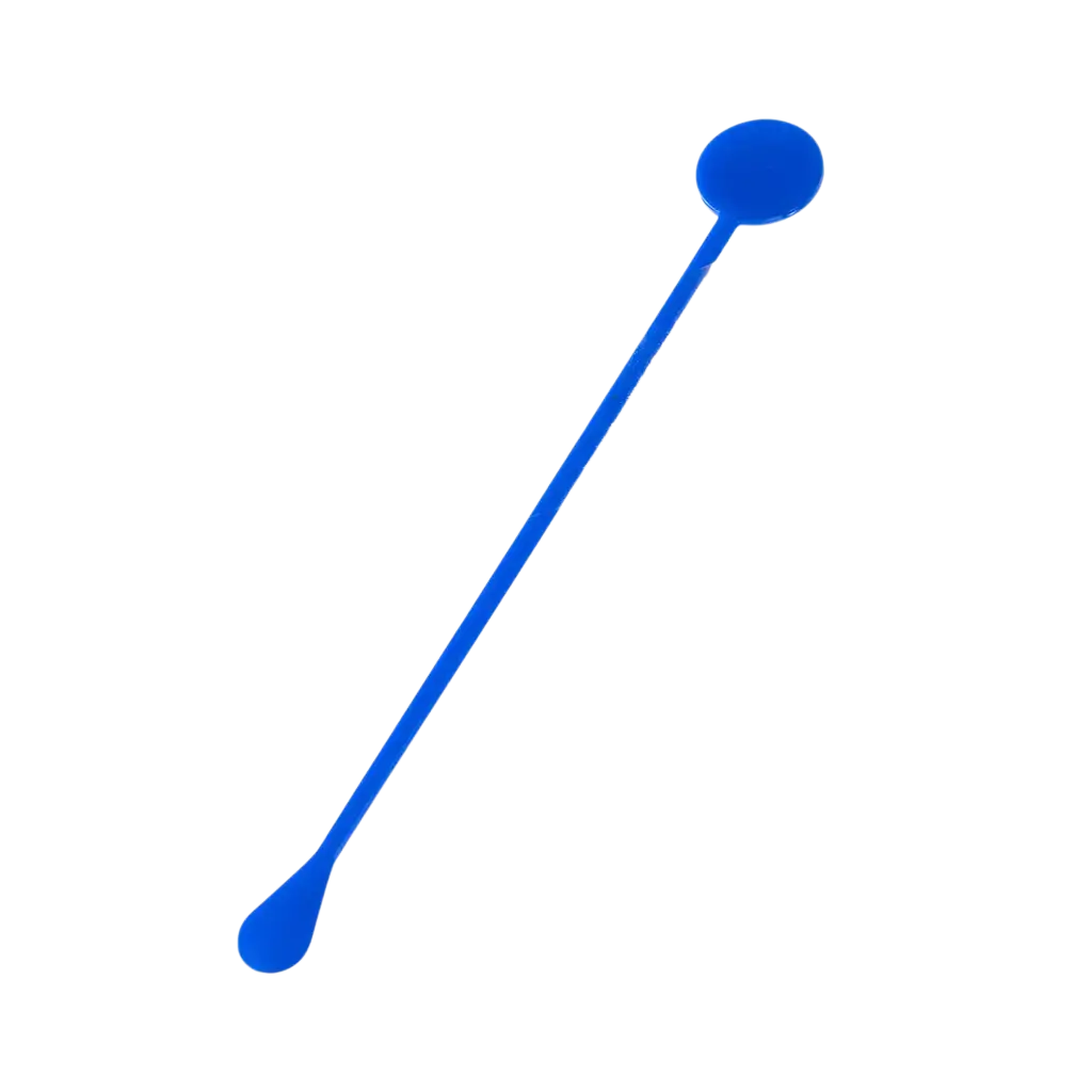 Standard cocktailomrører 22 cm i blå PP - genanvendelig (pakke med 100)