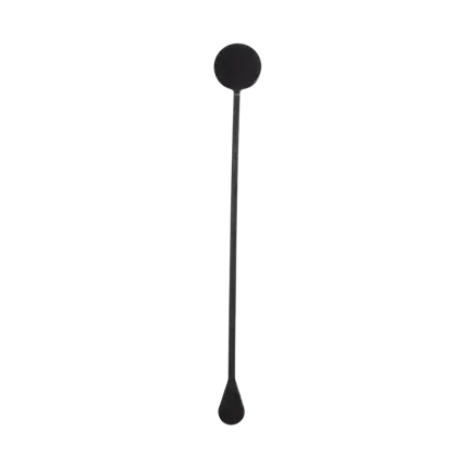 Standard cocktailomrører 22 cm i sort PP - genanvendelig (pakke med 100)
